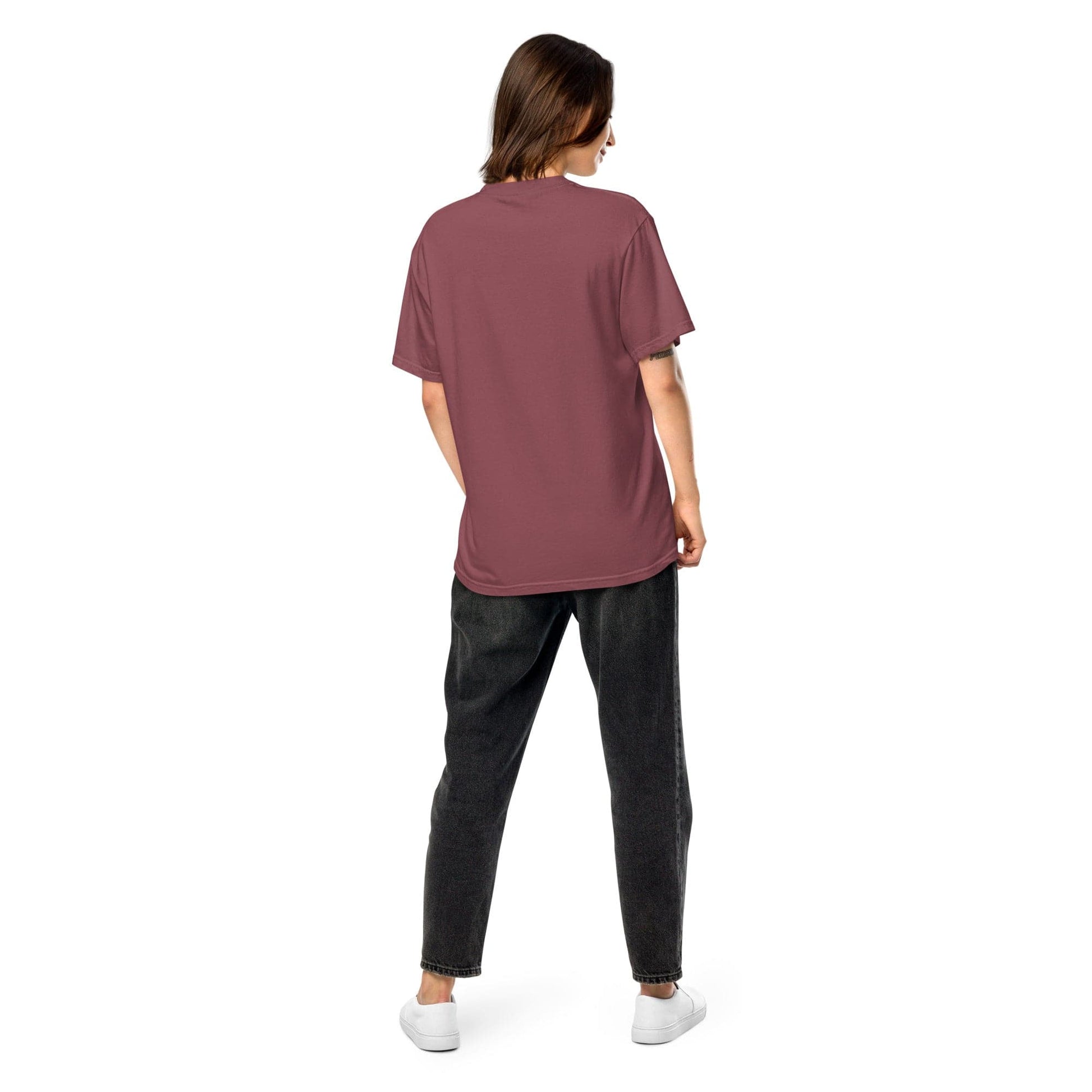  Apple Print Unisex T-Shirt In Mauve